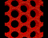 (An example of a mesoporous material.)