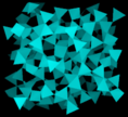 (The structure of vitreous silica generated by quenching of MD simulation of molten SiO<sub>2</sub>.)