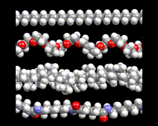 polymers molecules rubber polymer chain molecular thermoplastic properties chains gif long when universe plastics typical