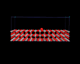 (An oxygen molecule on the surface of SnO2.)